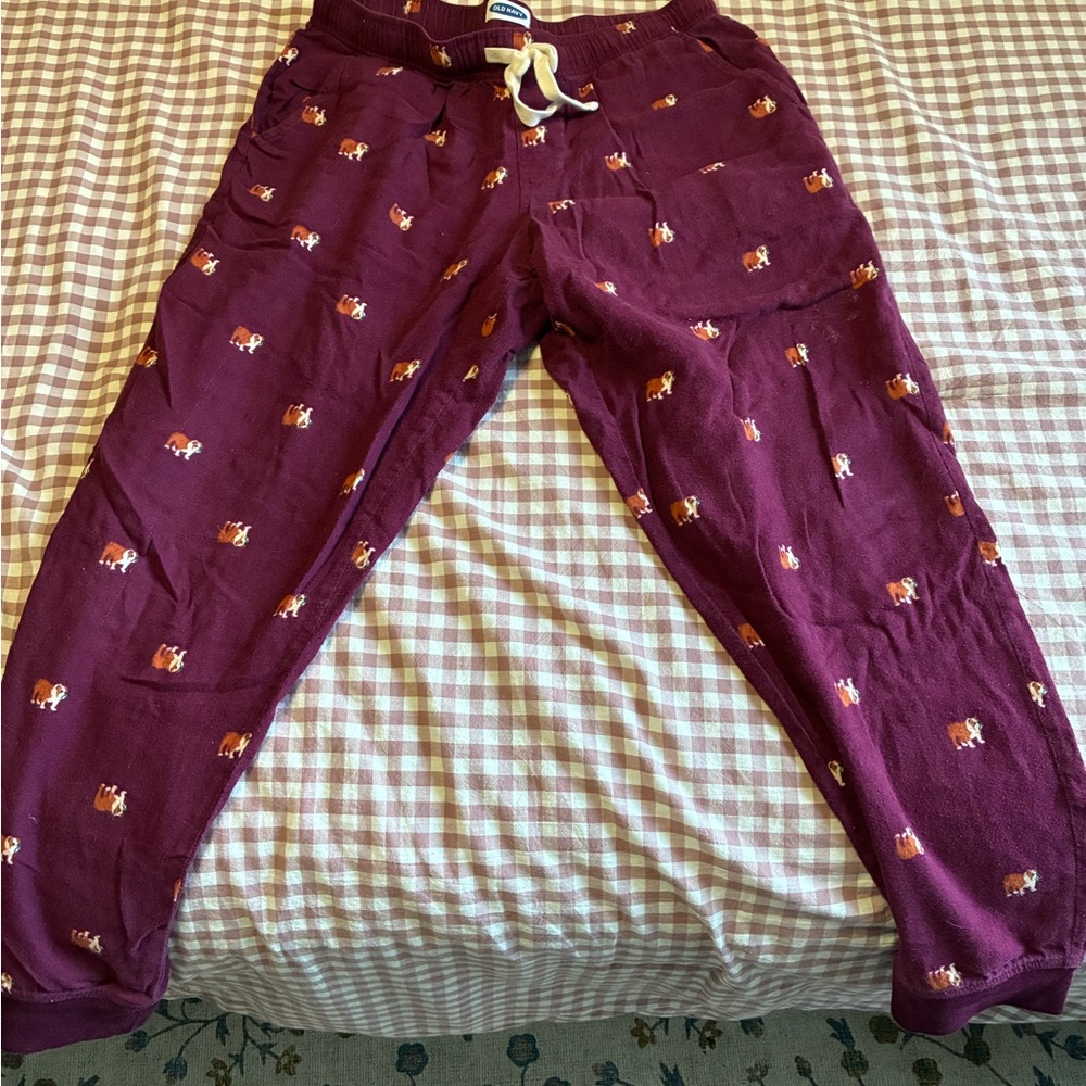 Old Navy Bulldog Pajama Pants